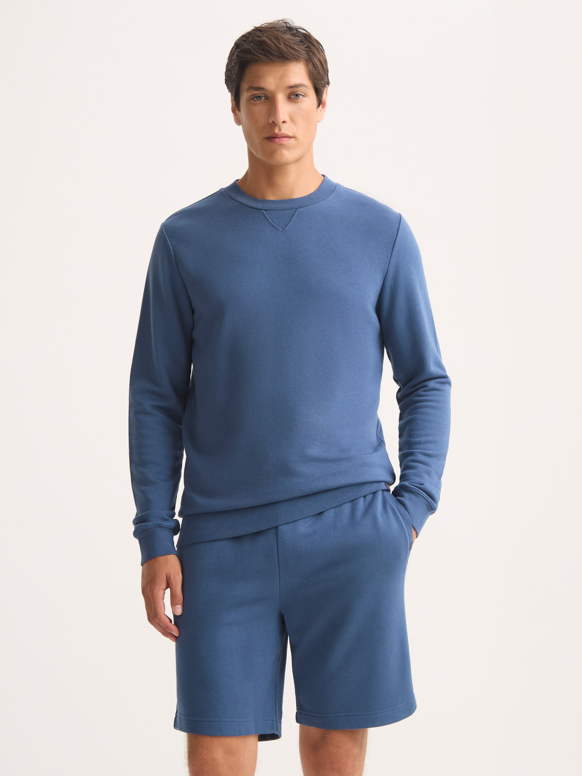 Men's Sweatshirt Quinn Cotton Modal Denim
