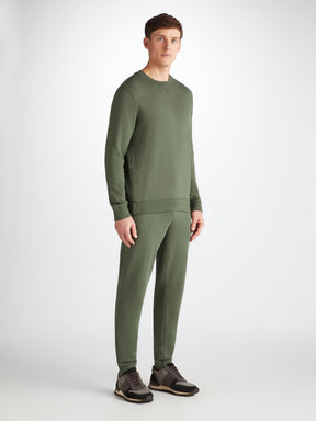 Men's Sweatshirt and Sweatpants Quinn Cotton Modal Soft Green
