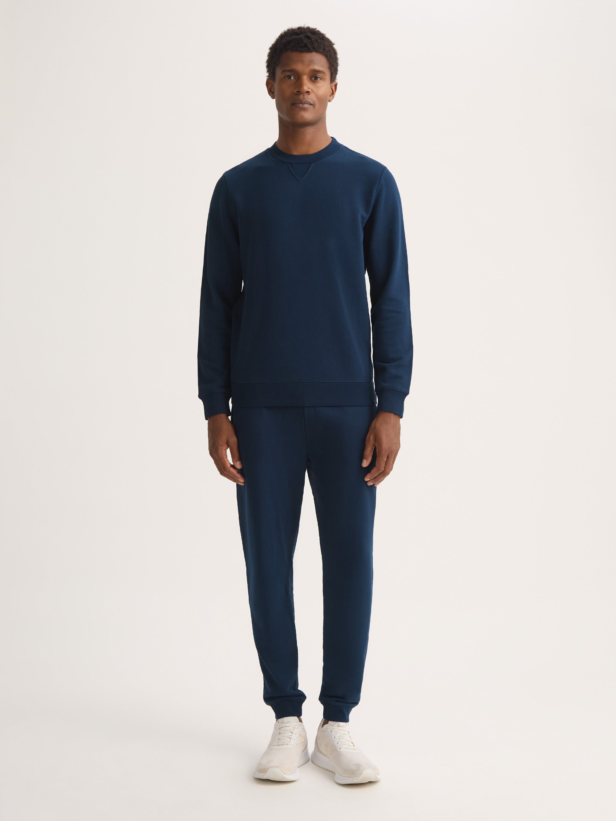 Men's Sweatshirt Quinn Cotton Modal Navy