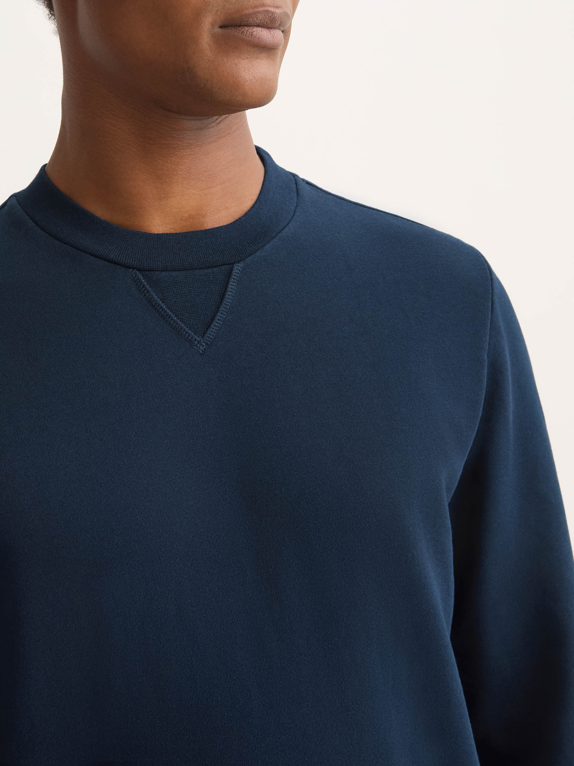 Men's Sweatshirt Quinn Cotton Modal Navy