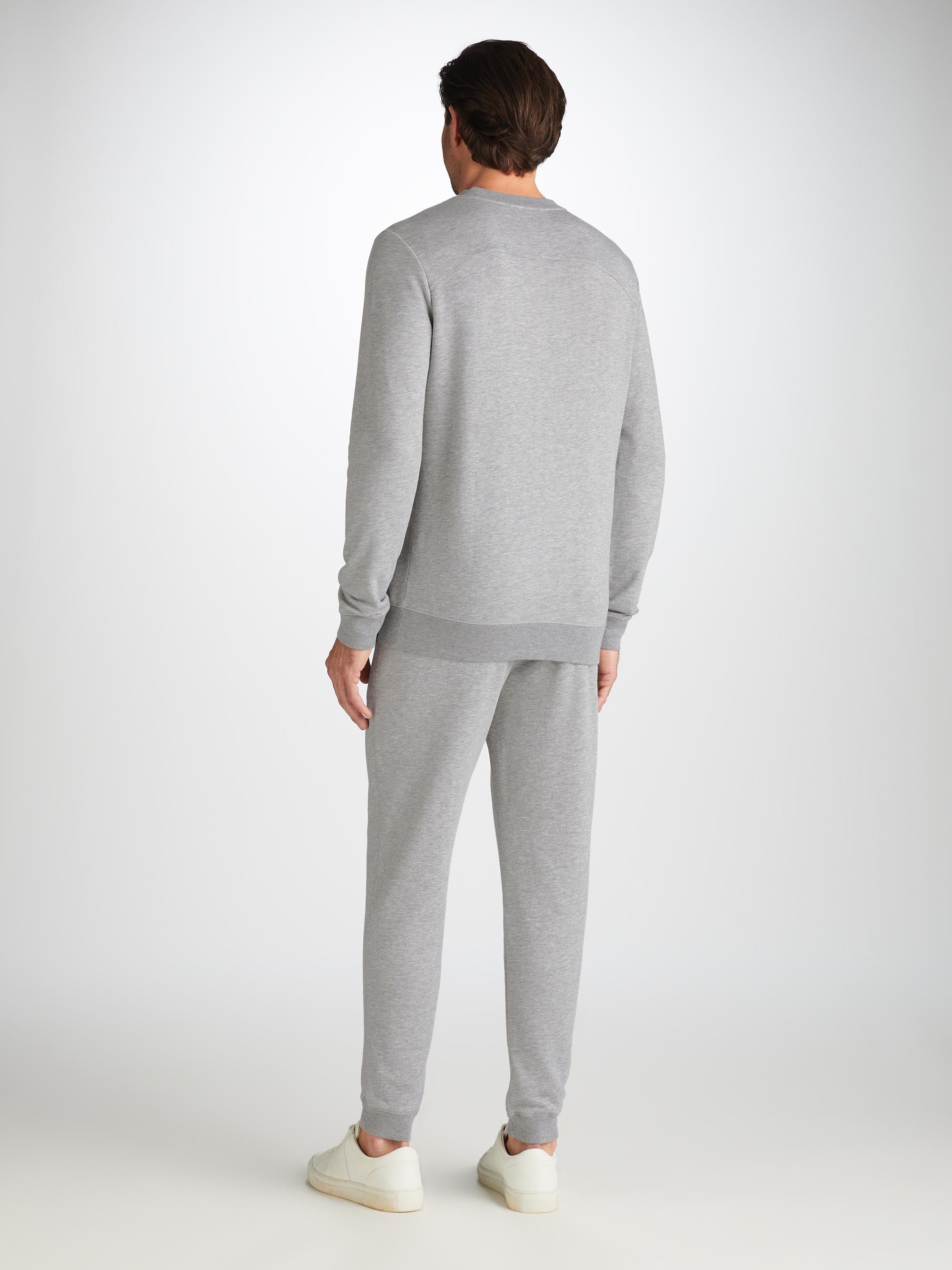 Men's Sweatshirt Quinn Cotton Modal Silver