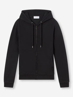 Men's Hoodie Quinn Cotton Modal Black