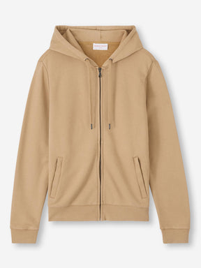 Men's Hoodie Quinn Cotton Modal Camel