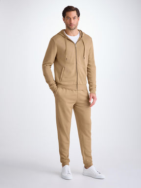 Men's Hoodie Quinn Cotton Modal Camel