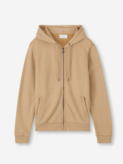Men's Hoodie Quinn Cotton Modal Camel