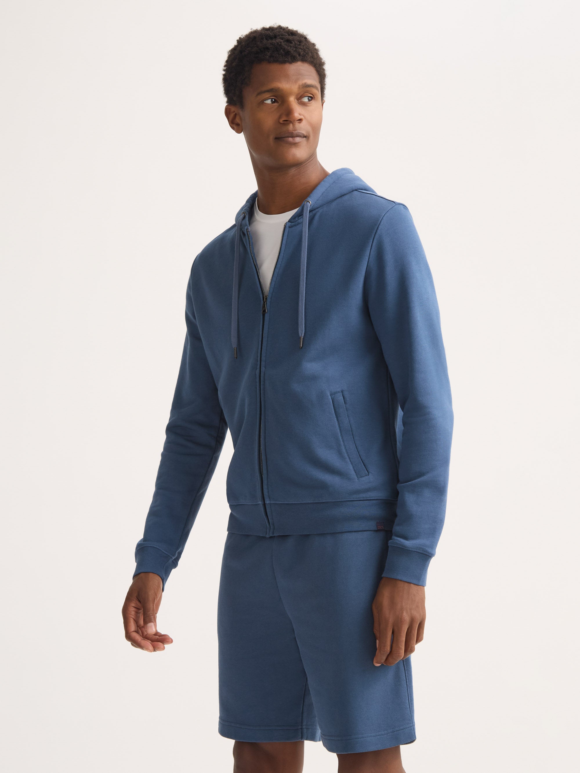 Men's Hoodie Quinn Cotton Modal Denim