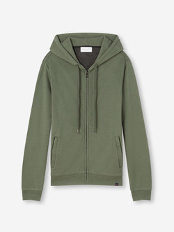 Men's Hoodie Quinn Cotton Modal Soft Green