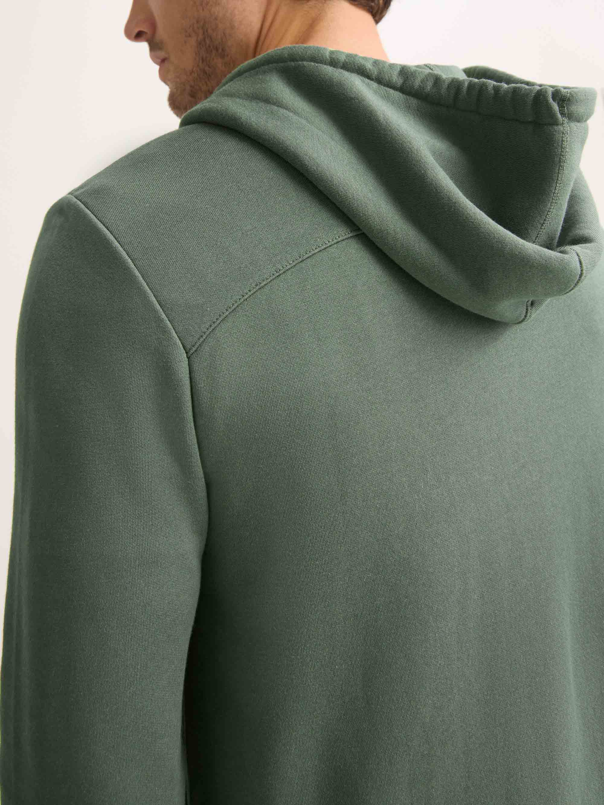 Men's Hoodie Quinn Cotton Modal Soft Green