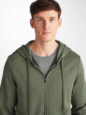 Men's Hoodie Quinn Cotton Modal Soft Green