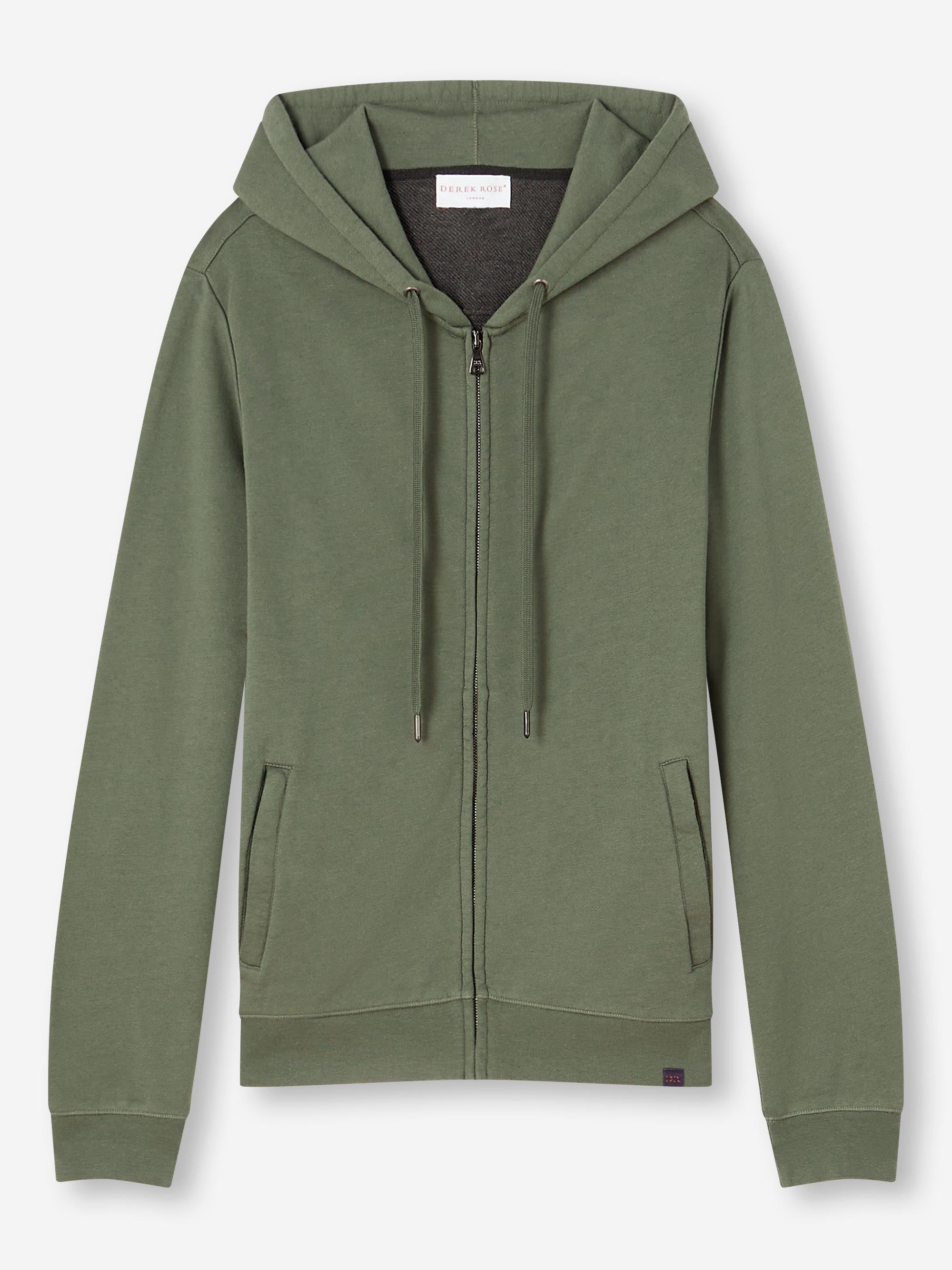 Men's Hoodie Quinn Cotton Modal Soft Green