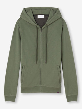 Men's Hoodie Quinn Cotton Modal Soft Green