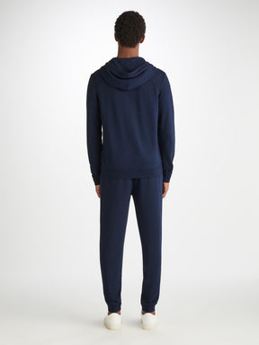 Men's Hoodie Quinn Cotton Modal Navy