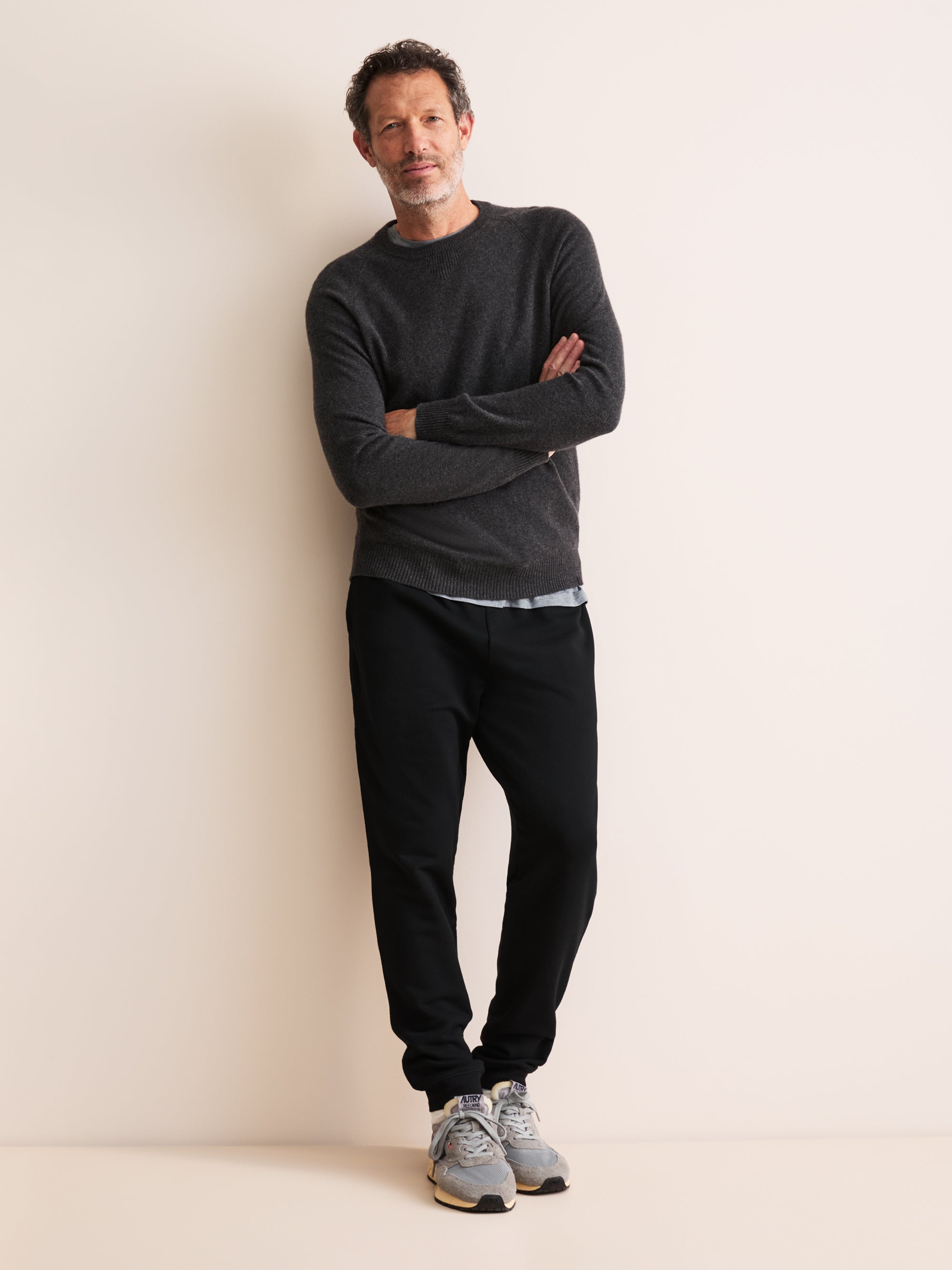 Harley Cotton Modal Cuffed Sweatpants Black