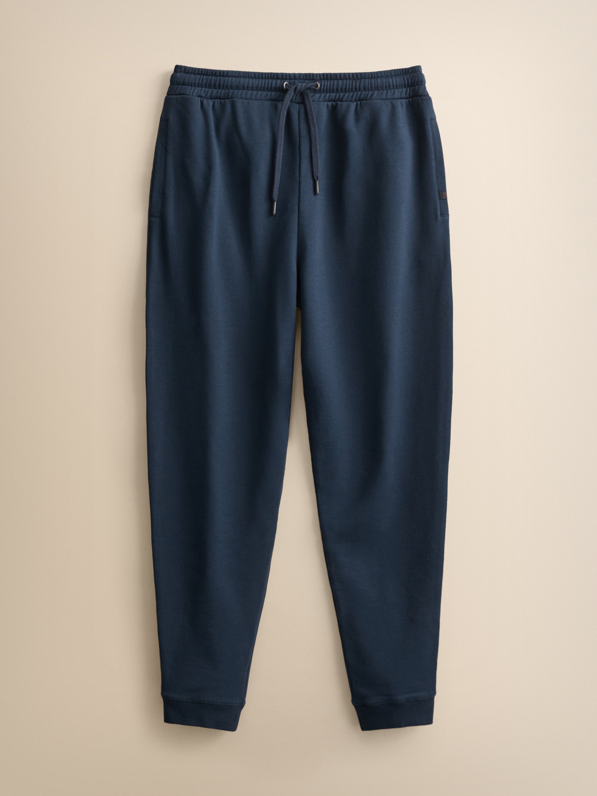 Harley Cotton Modal Cuffed Sweatpants Navy Blue