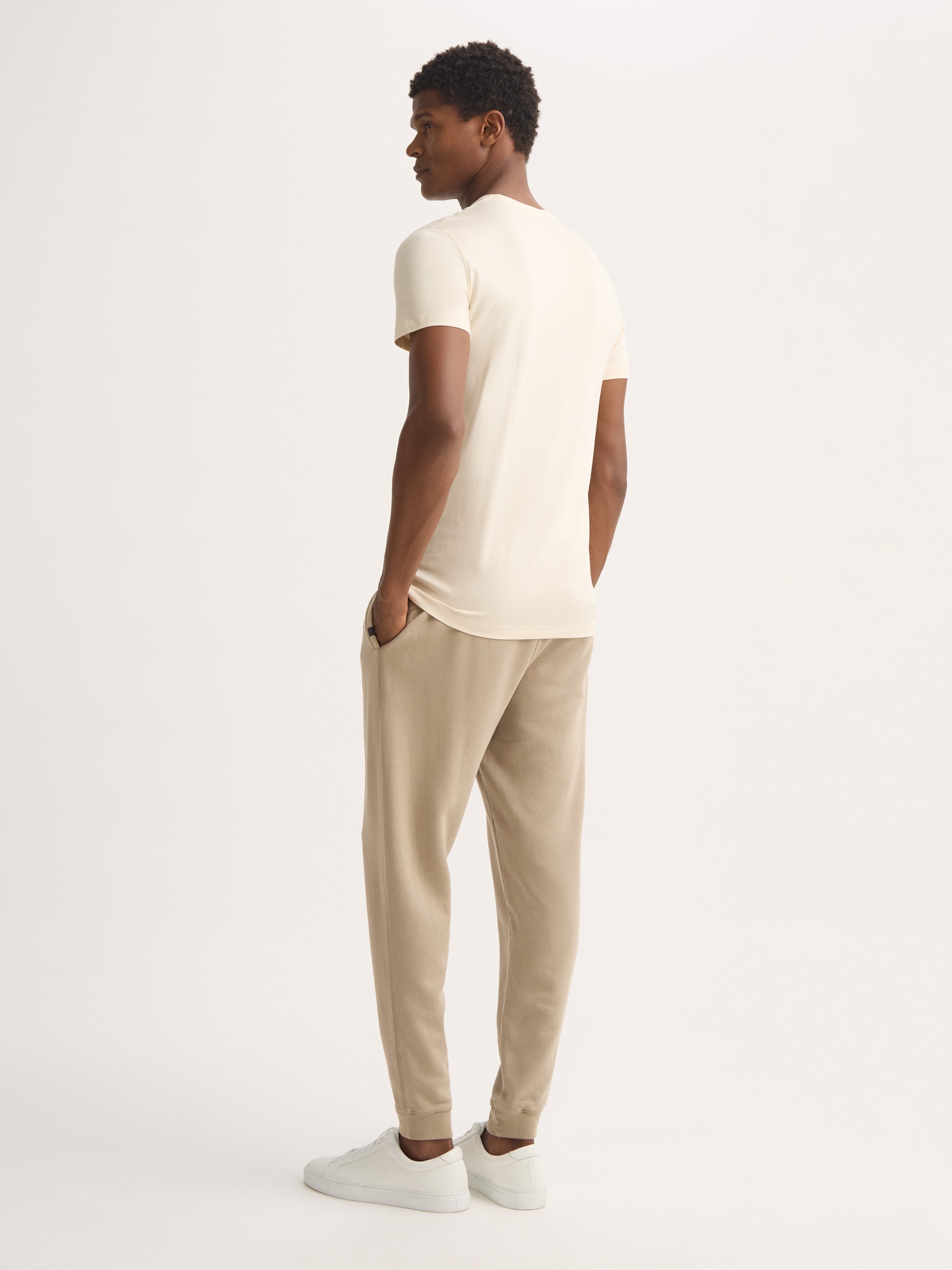 Men's Sweatpants Quinn Cotton Modal Taupe