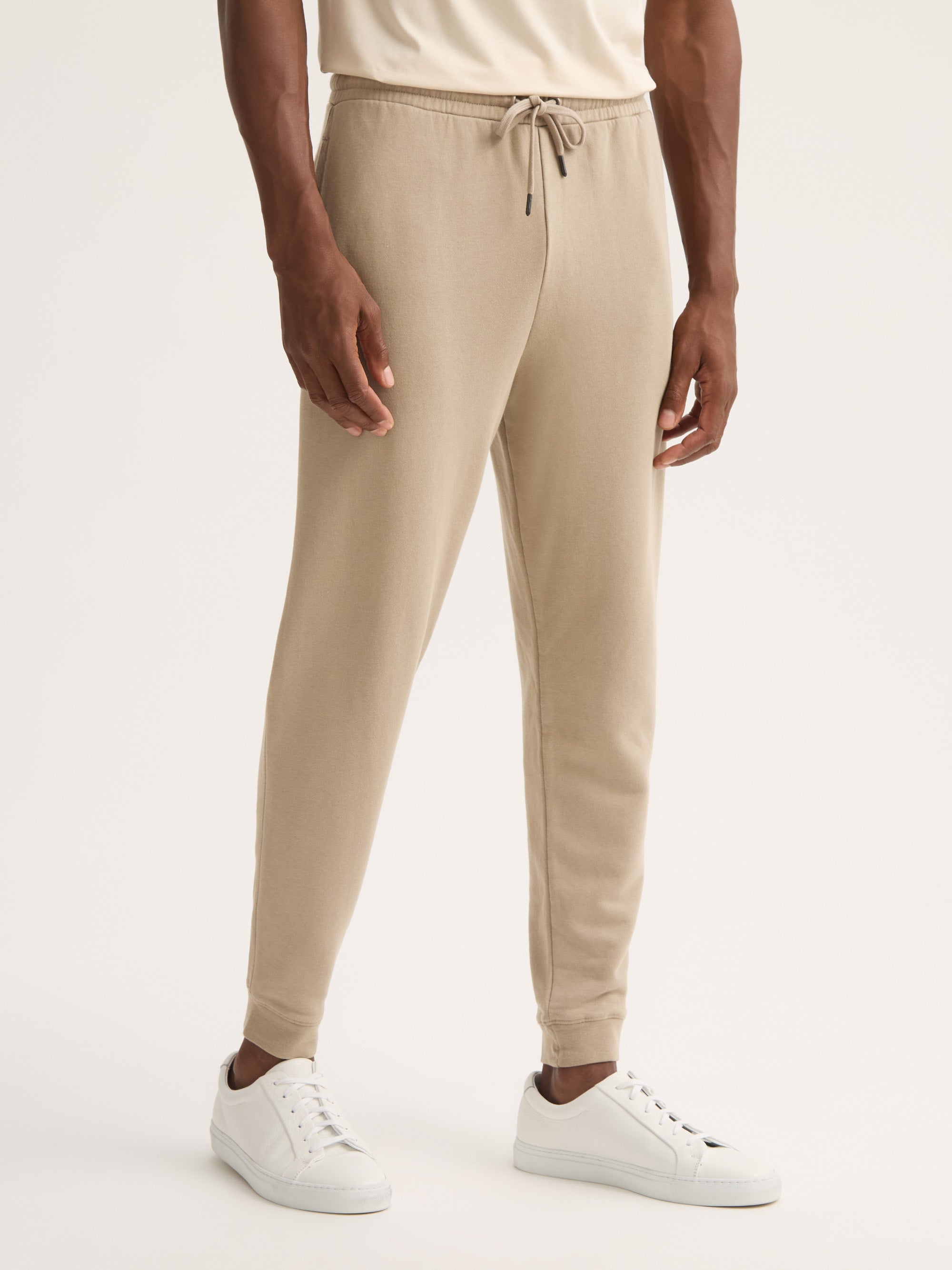 Men's Sweatpants Quinn Cotton Modal Taupe