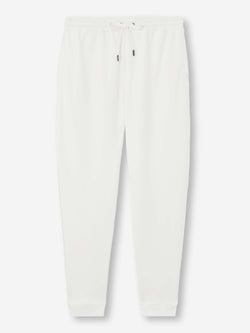 Men's Sweatpants Quinn Cotton Modal White