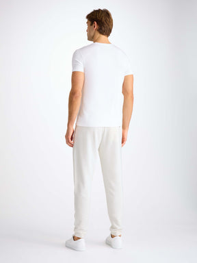 Men's Sweatpants Quinn Cotton Modal White