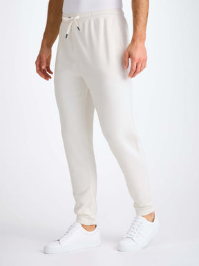 Men's Sweatpants Quinn Cotton Modal White