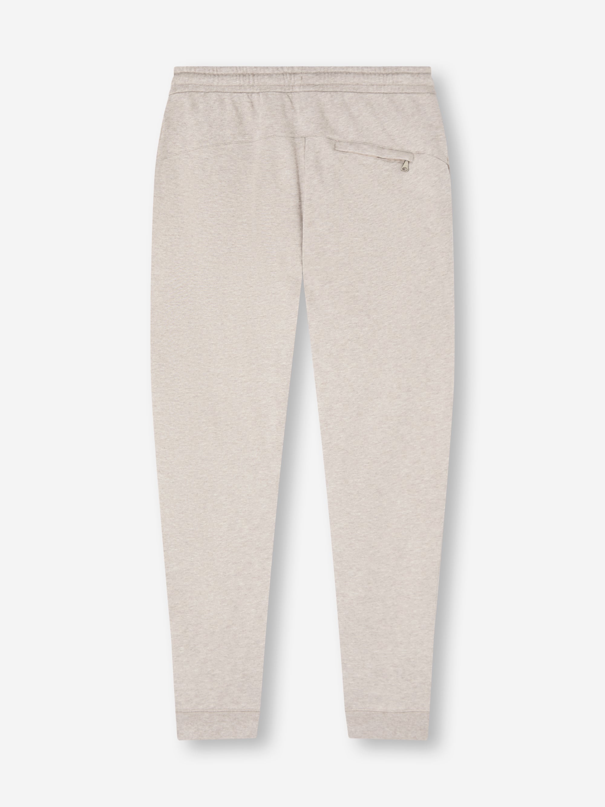 Men's Sweatpants Quinn Cotton Modal Greige Marl