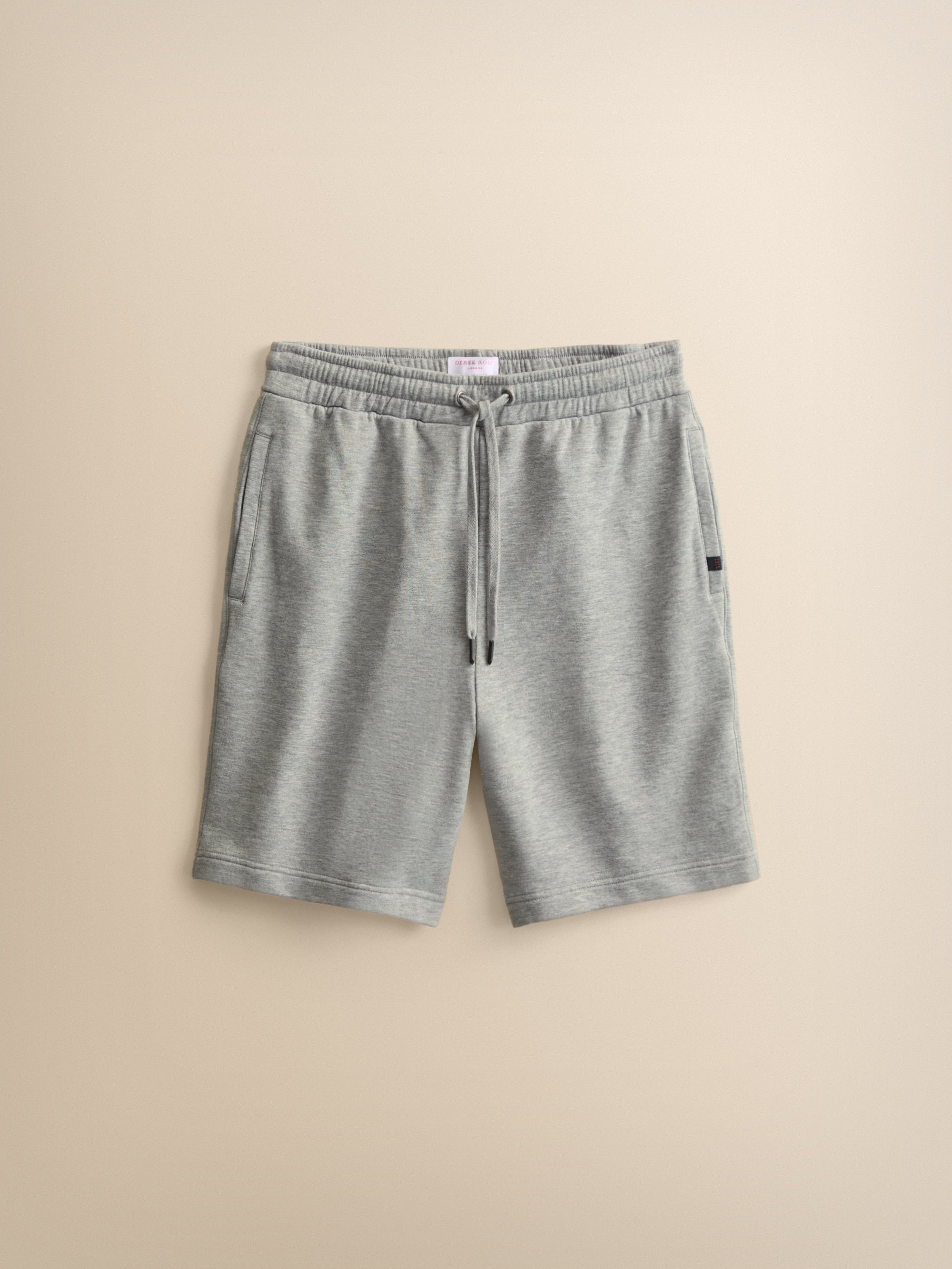 Harley Cotton Modal Sweat Shorts Silver Gray