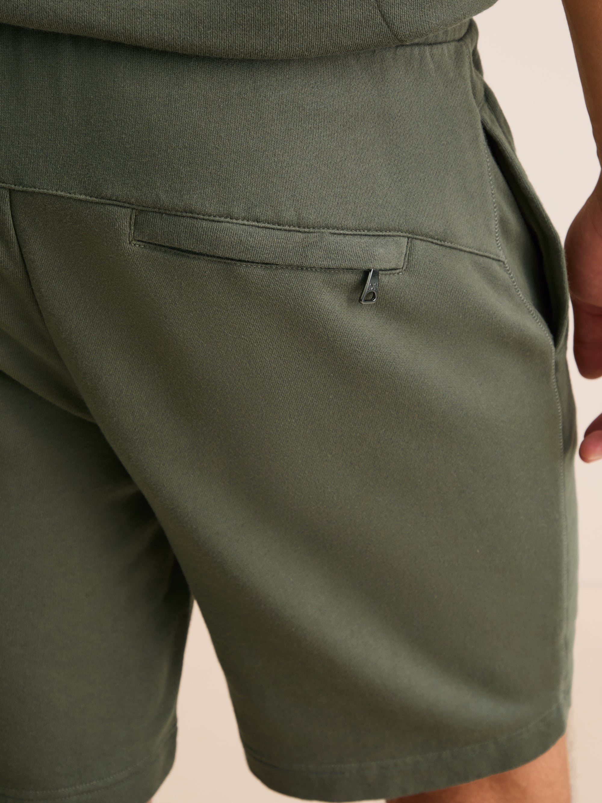 Men's Sweat Shorts Quinn Cotton Modal Khaki