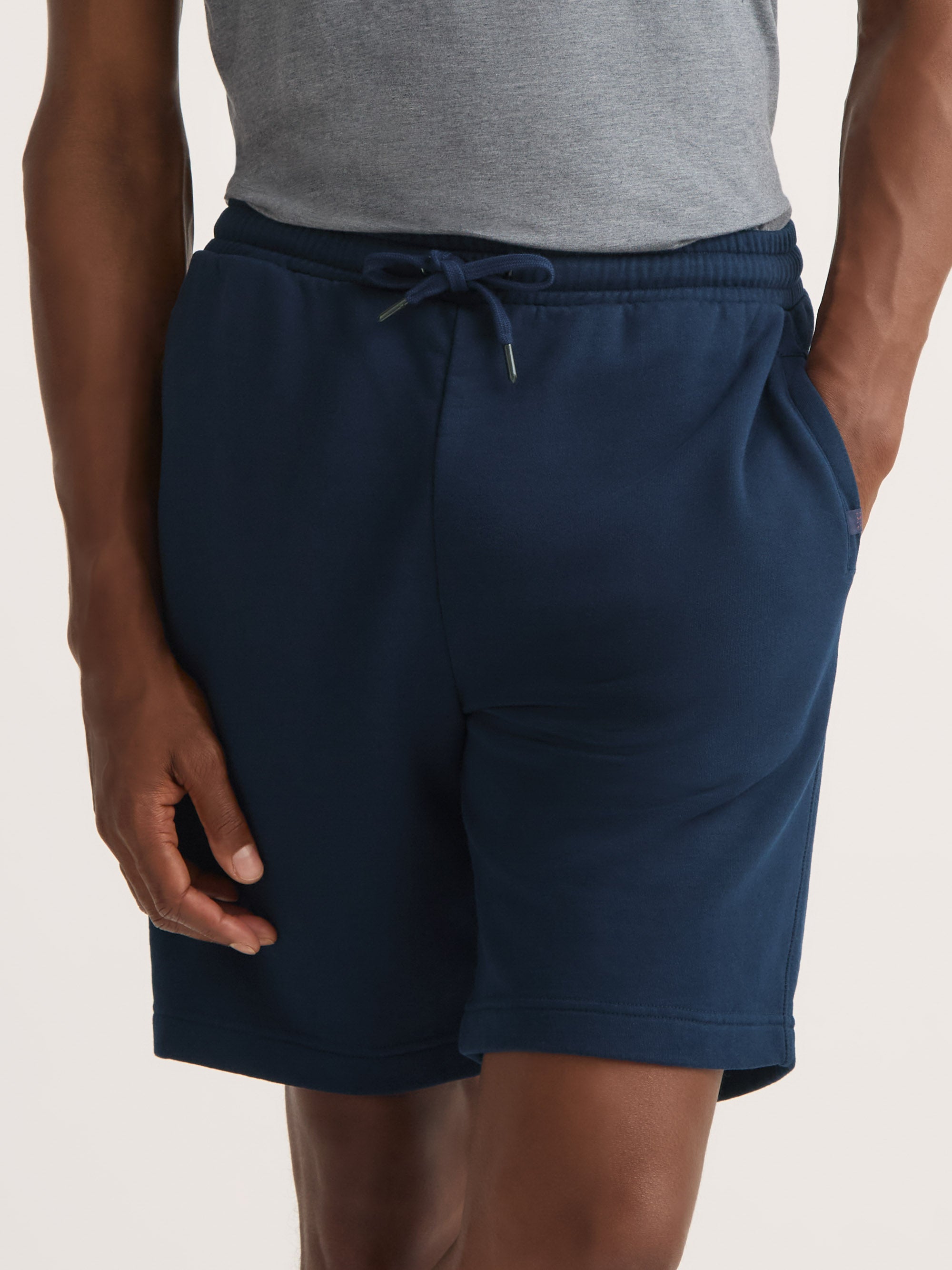 Men's Sweat Shorts Quinn Cotton Modal Navy