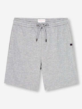 Men's Sweat Shorts Quinn Cotton Modal Silver