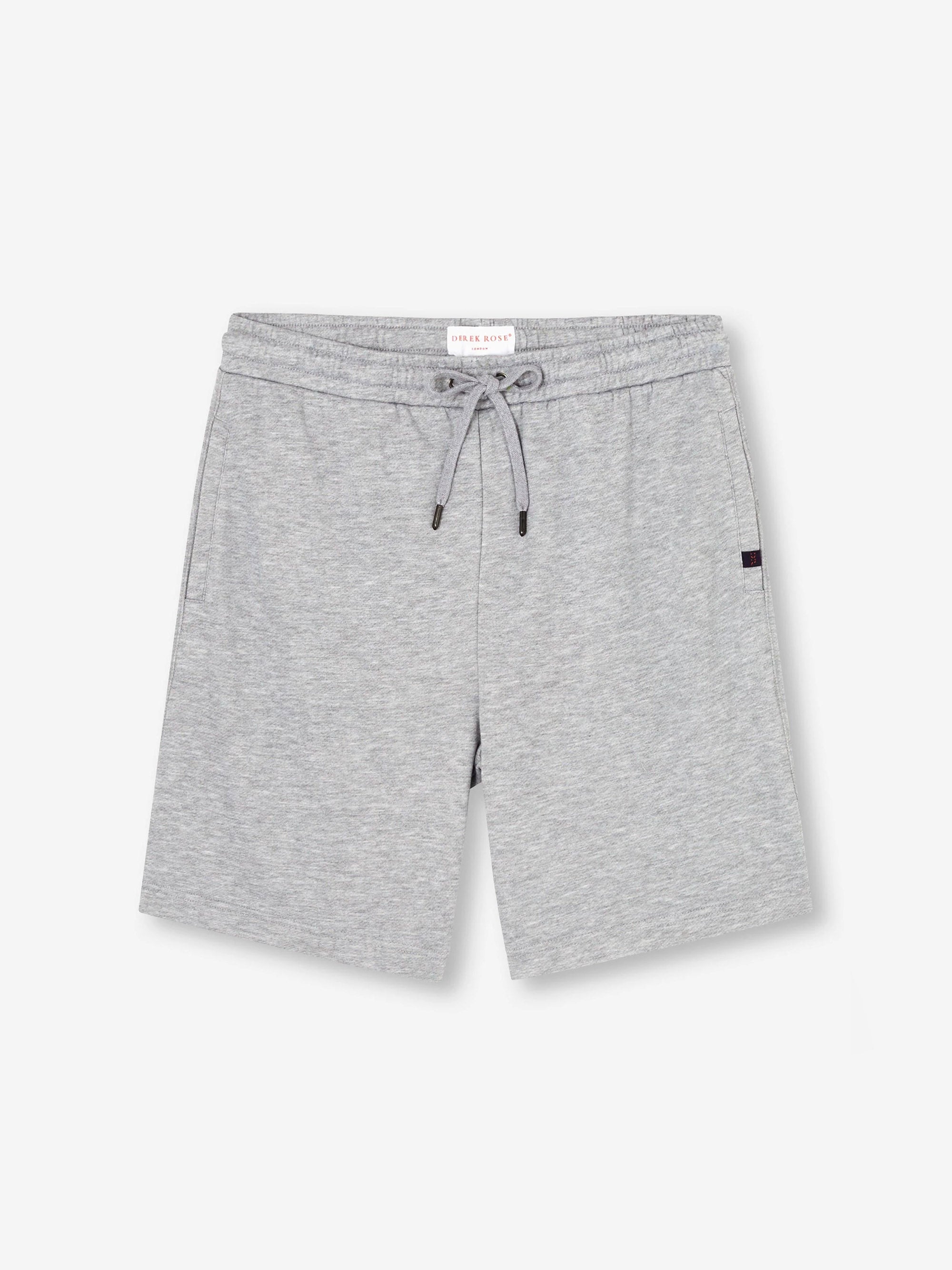 Men's Sweat Shorts Quinn Cotton Modal Silver