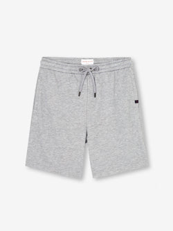 Men's Sweat Shorts Quinn Cotton Modal Silver