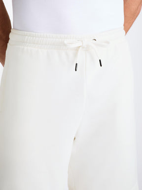 Men's Sweat Shorts Quinn Cotton Modal White