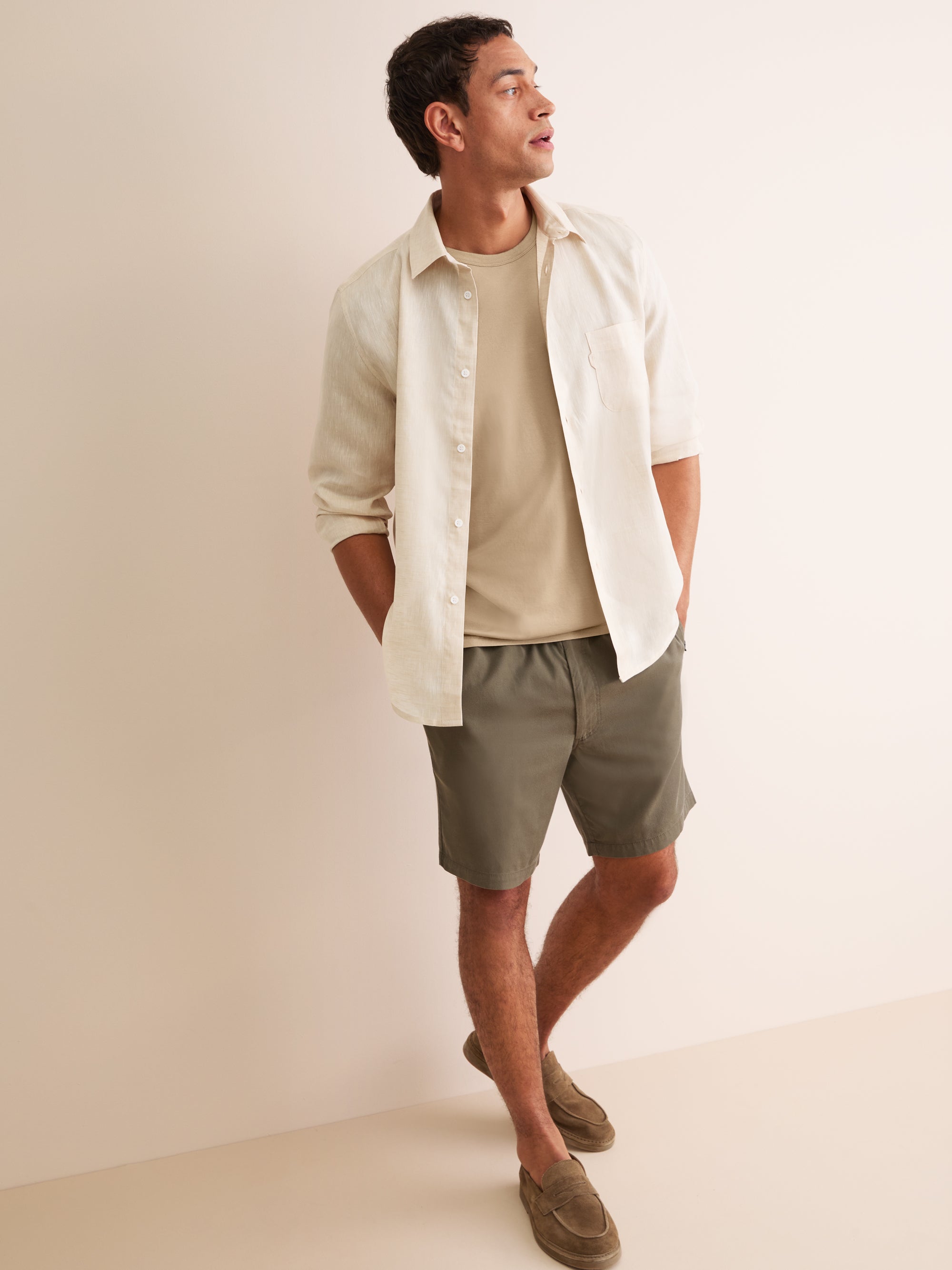 Men's T-Shirt Barny Pima Cotton Taupe