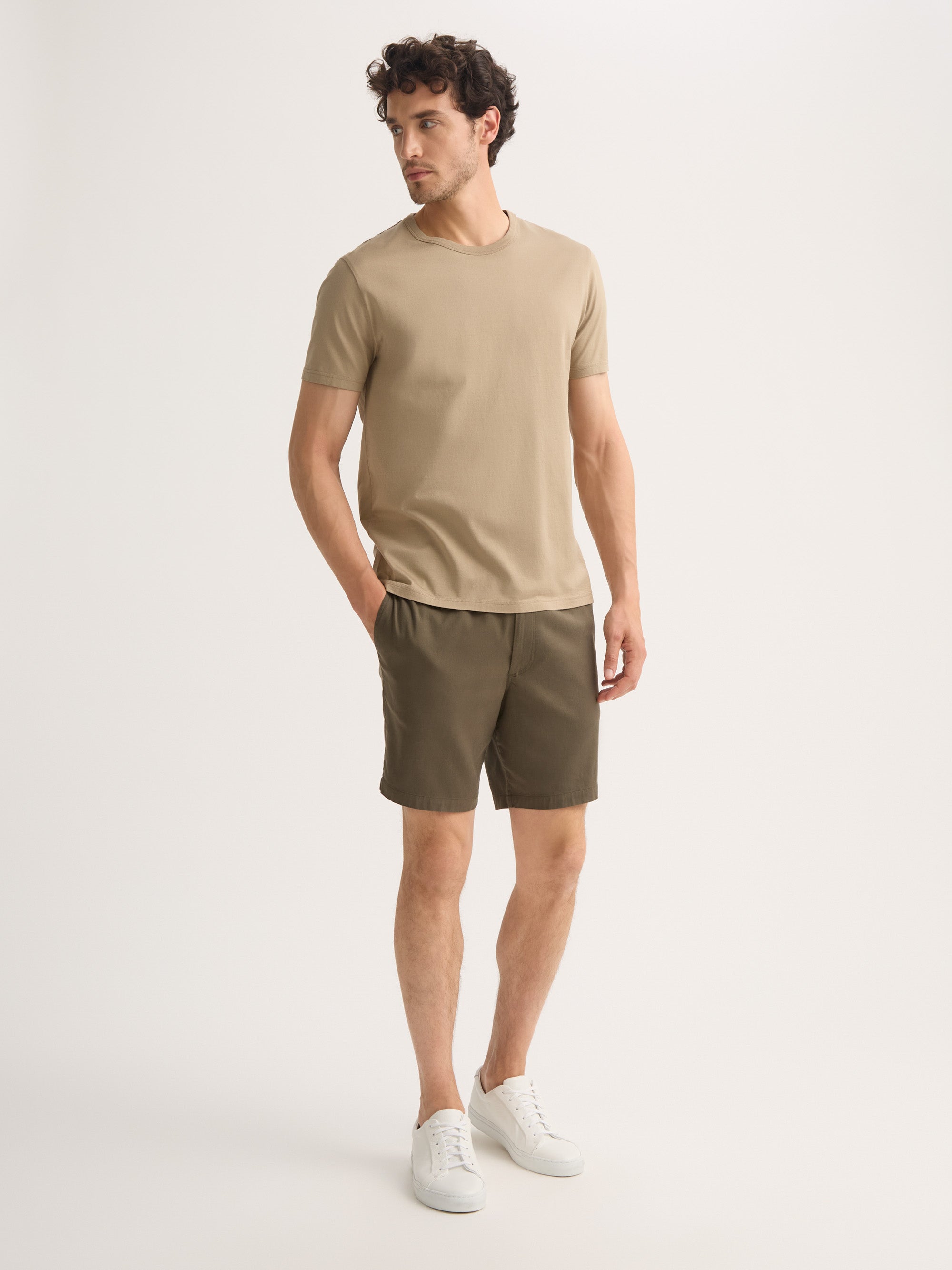 Men's T-Shirt Barny Pima Cotton Taupe