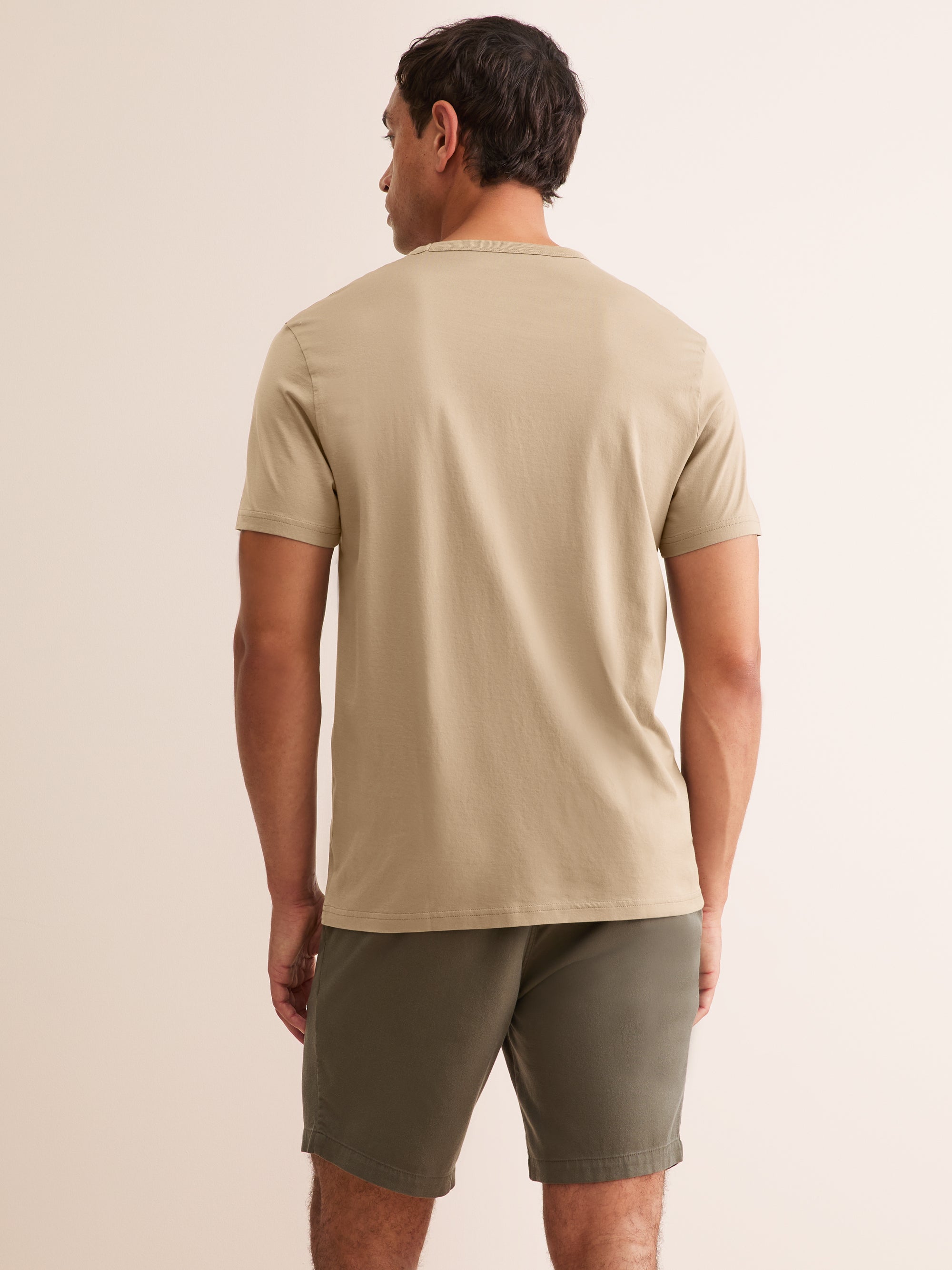 Men's T-Shirt Barny Pima Cotton Taupe