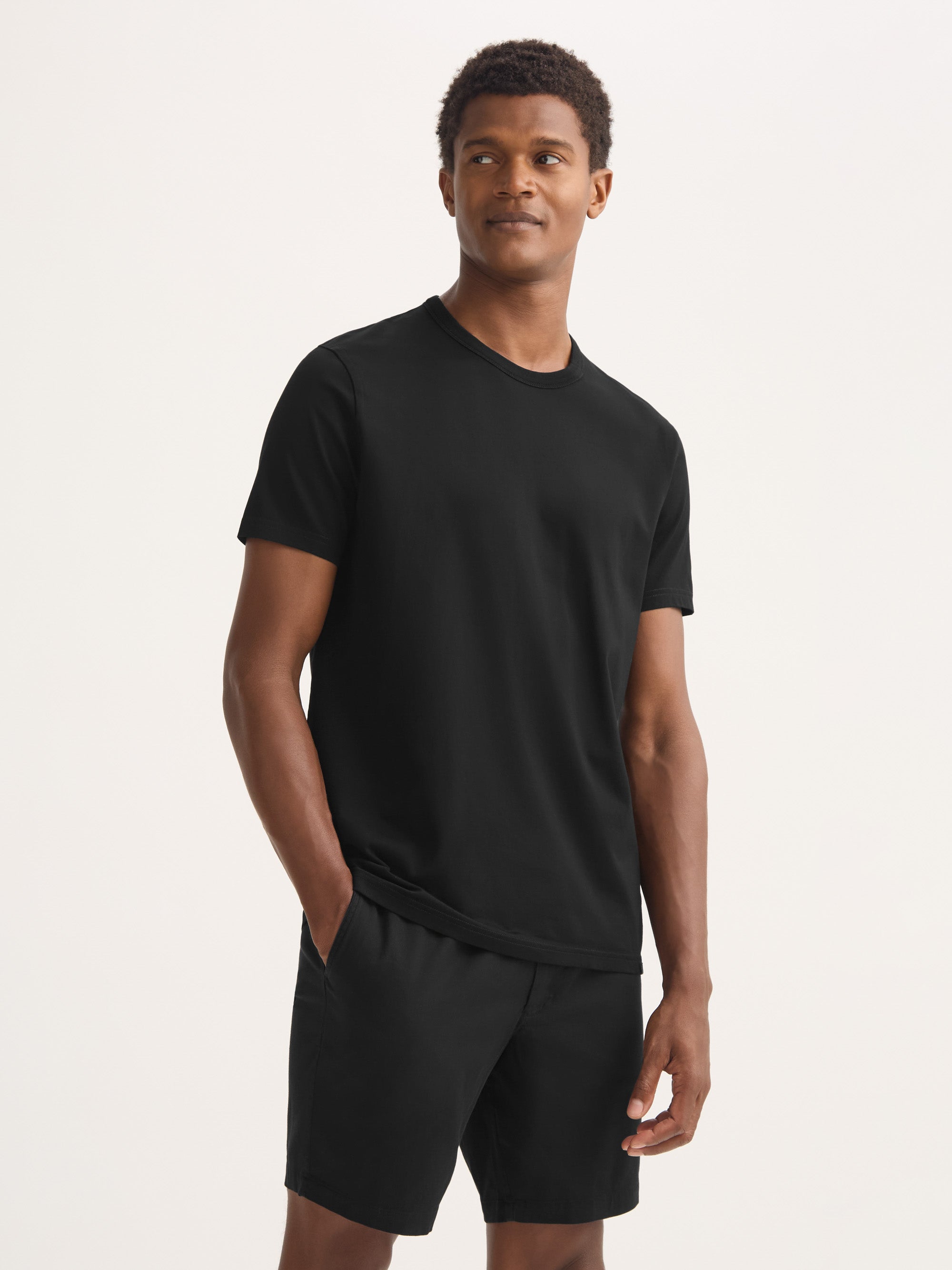 Men's T-Shirt Barny Pima Cotton Black