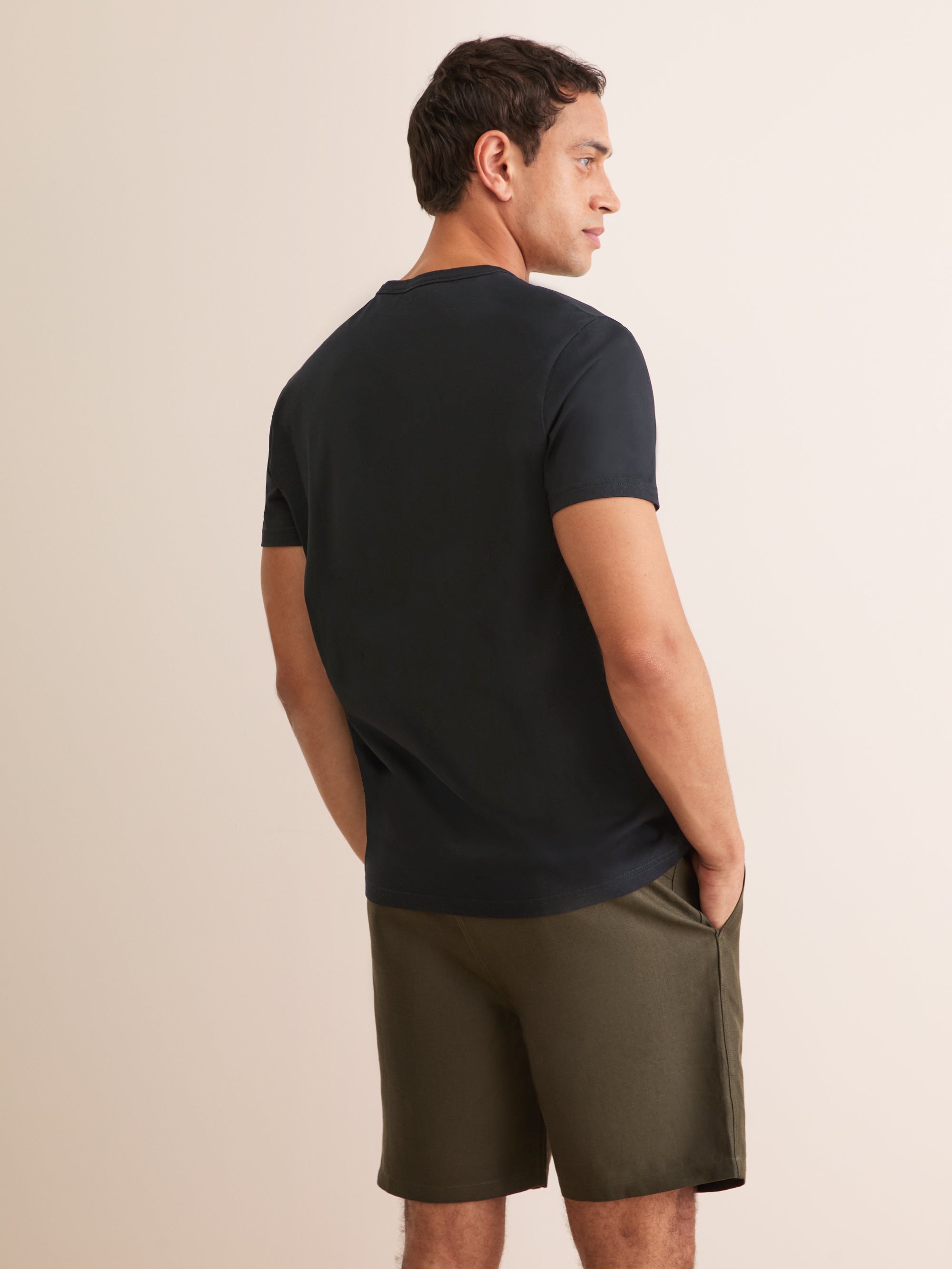 Men's T-Shirt Barny Pima Cotton Black