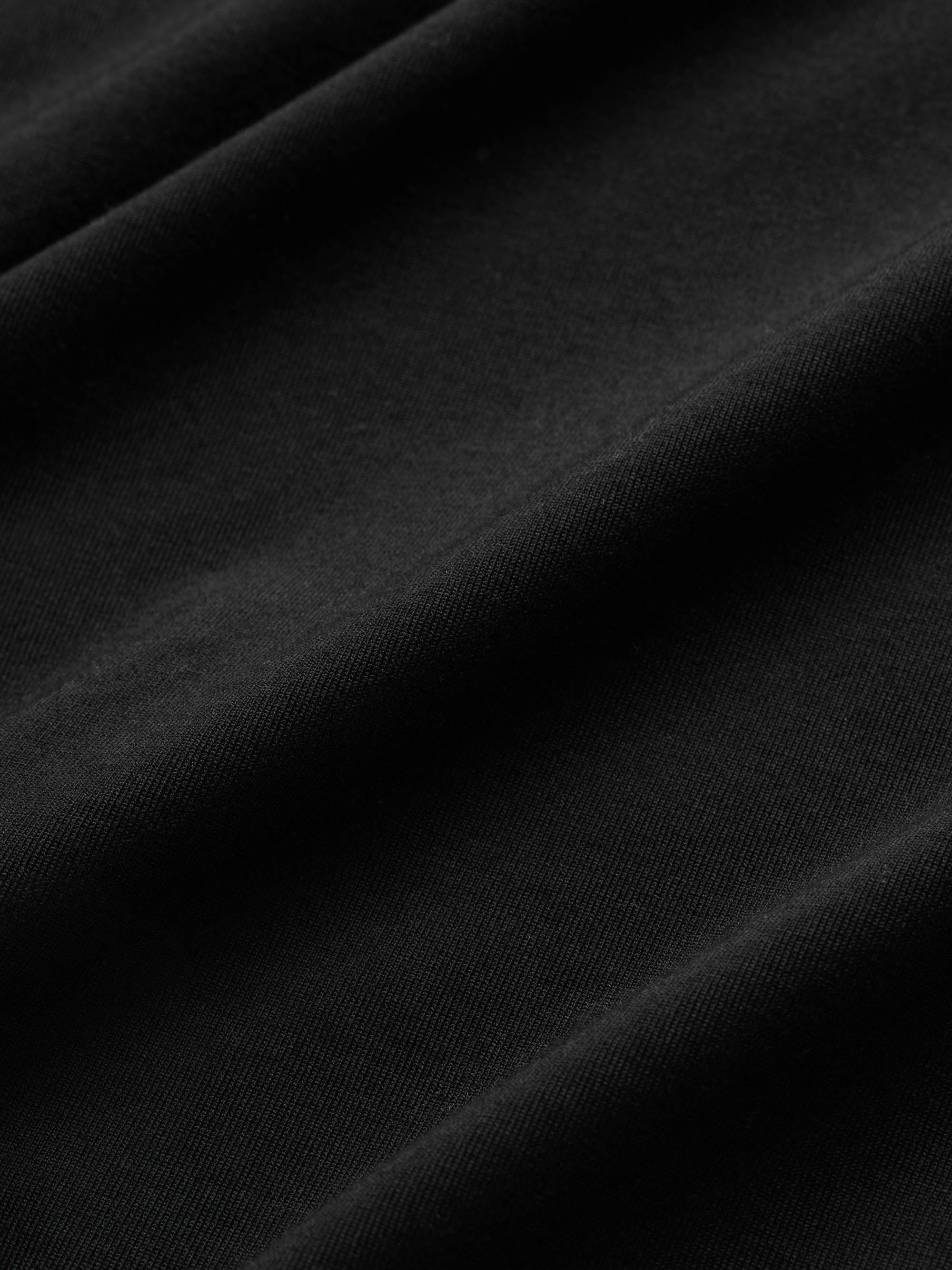 Men's V-Neck T-Shirt Barny Pima Cotton Black
