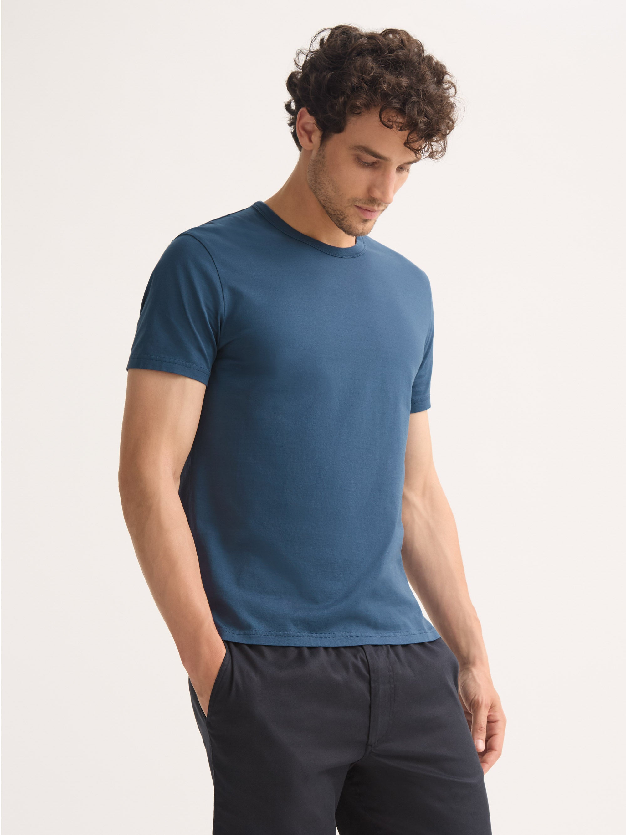 Men's T-Shirt Barny Pima Cotton Denim