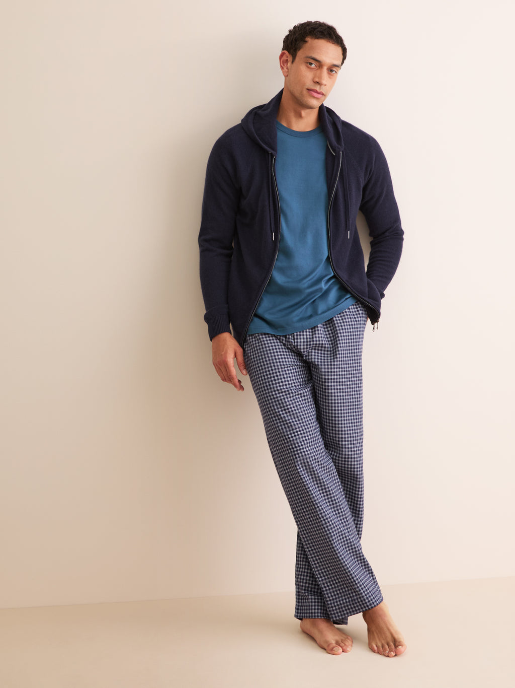 Barny Cotton T Shirt Denim Blue