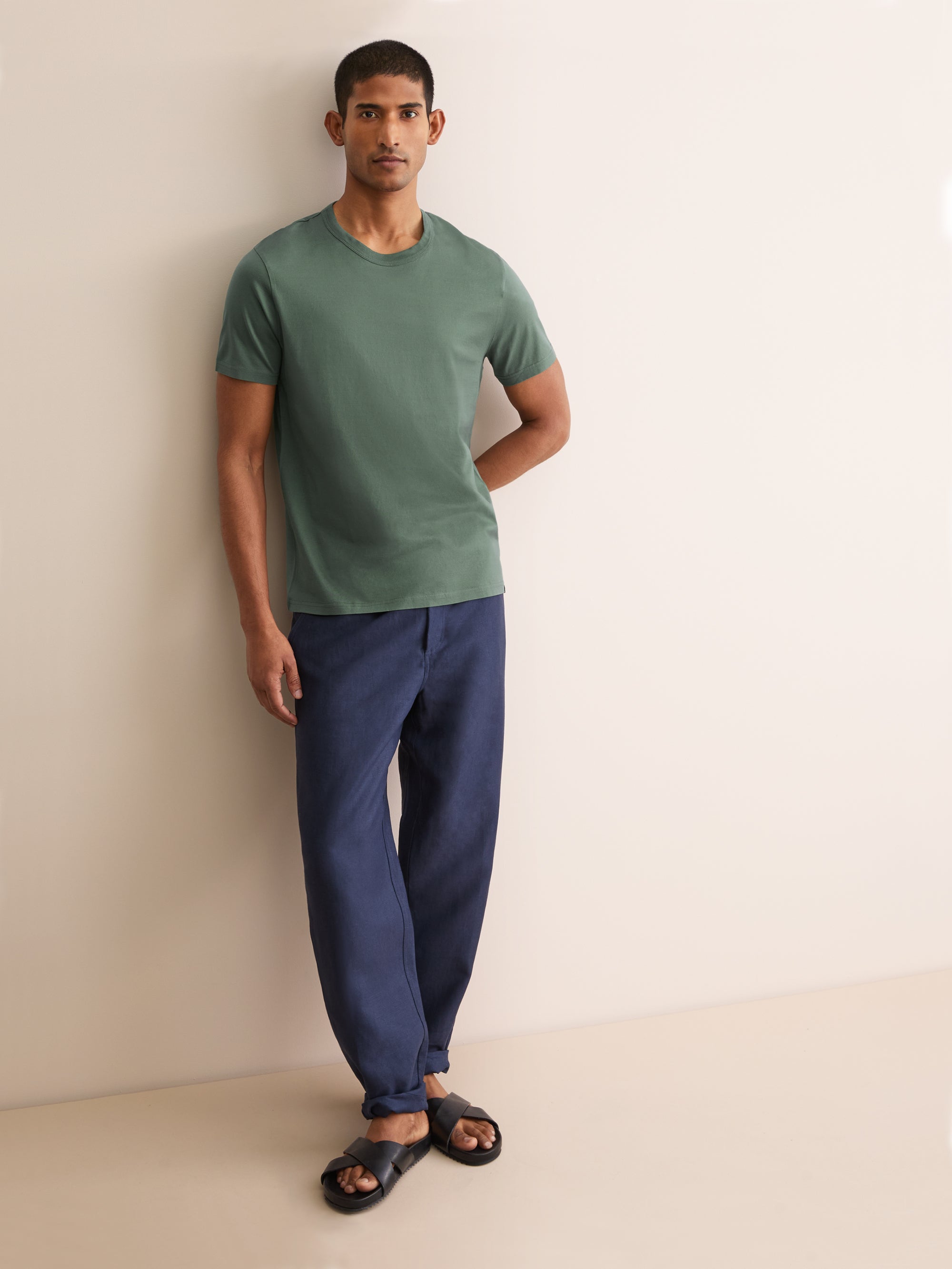 Men's T-Shirt Barny Pima Cotton Soft Green