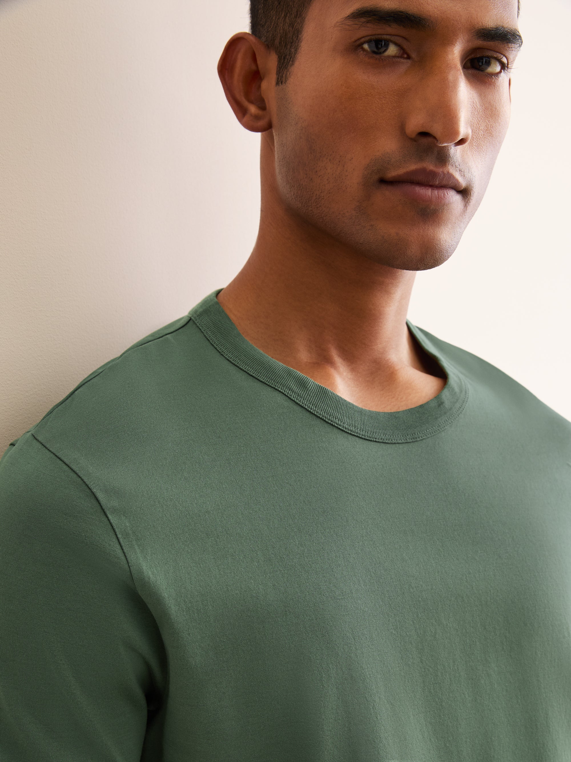 Men's T-Shirt Barny Pima Cotton Soft Green