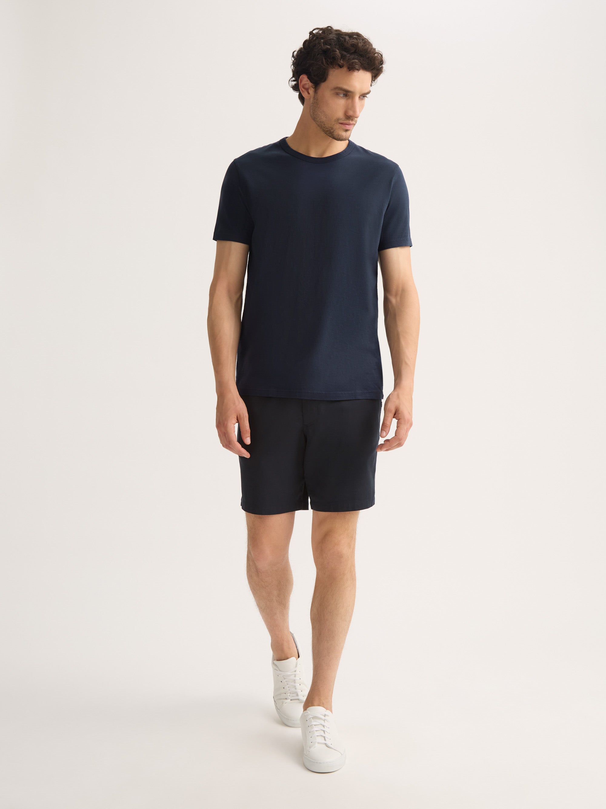 Men's T-Shirt Barny Pima Cotton Navy