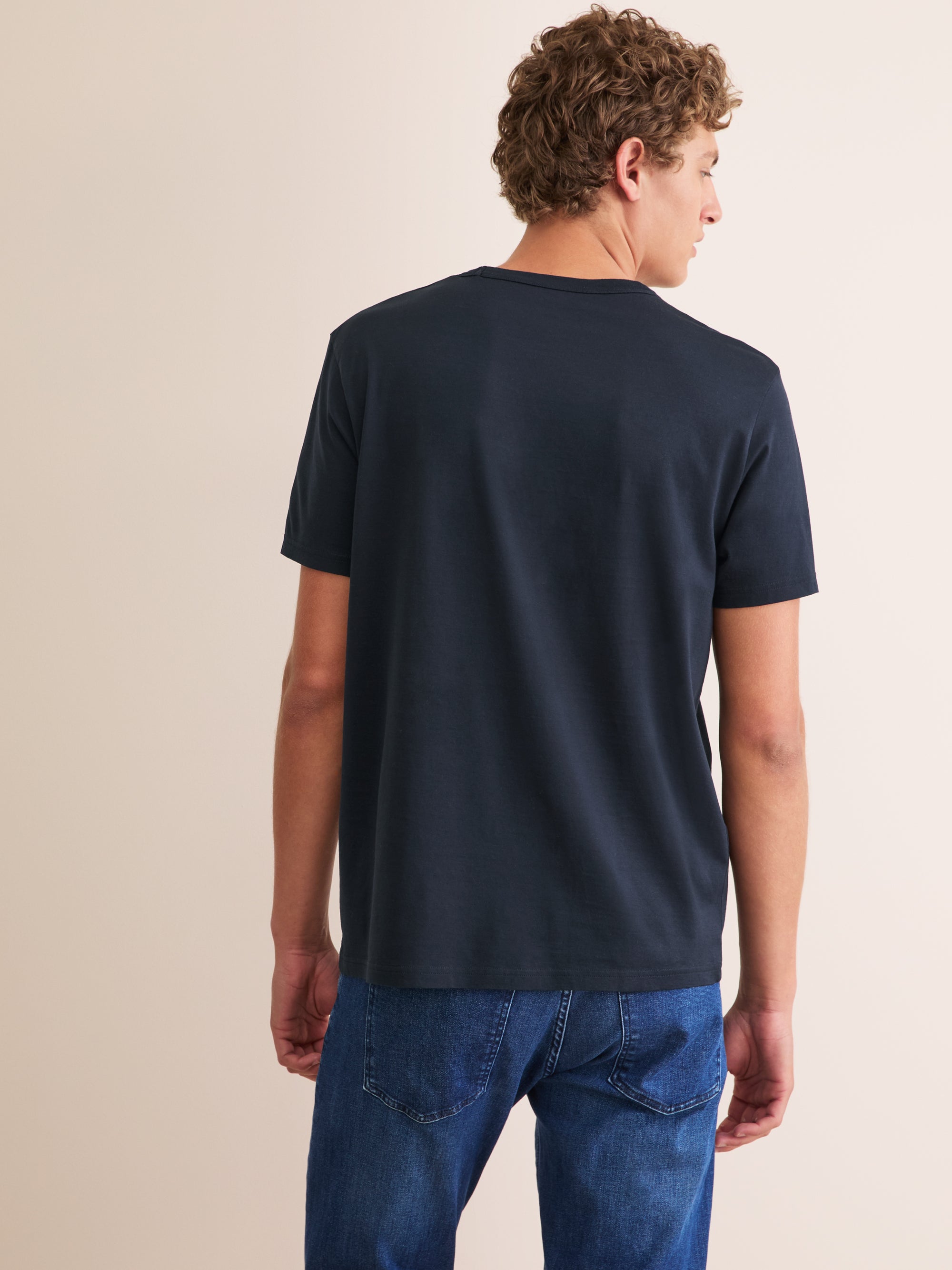 Men's T-Shirt Barny Pima Cotton Navy