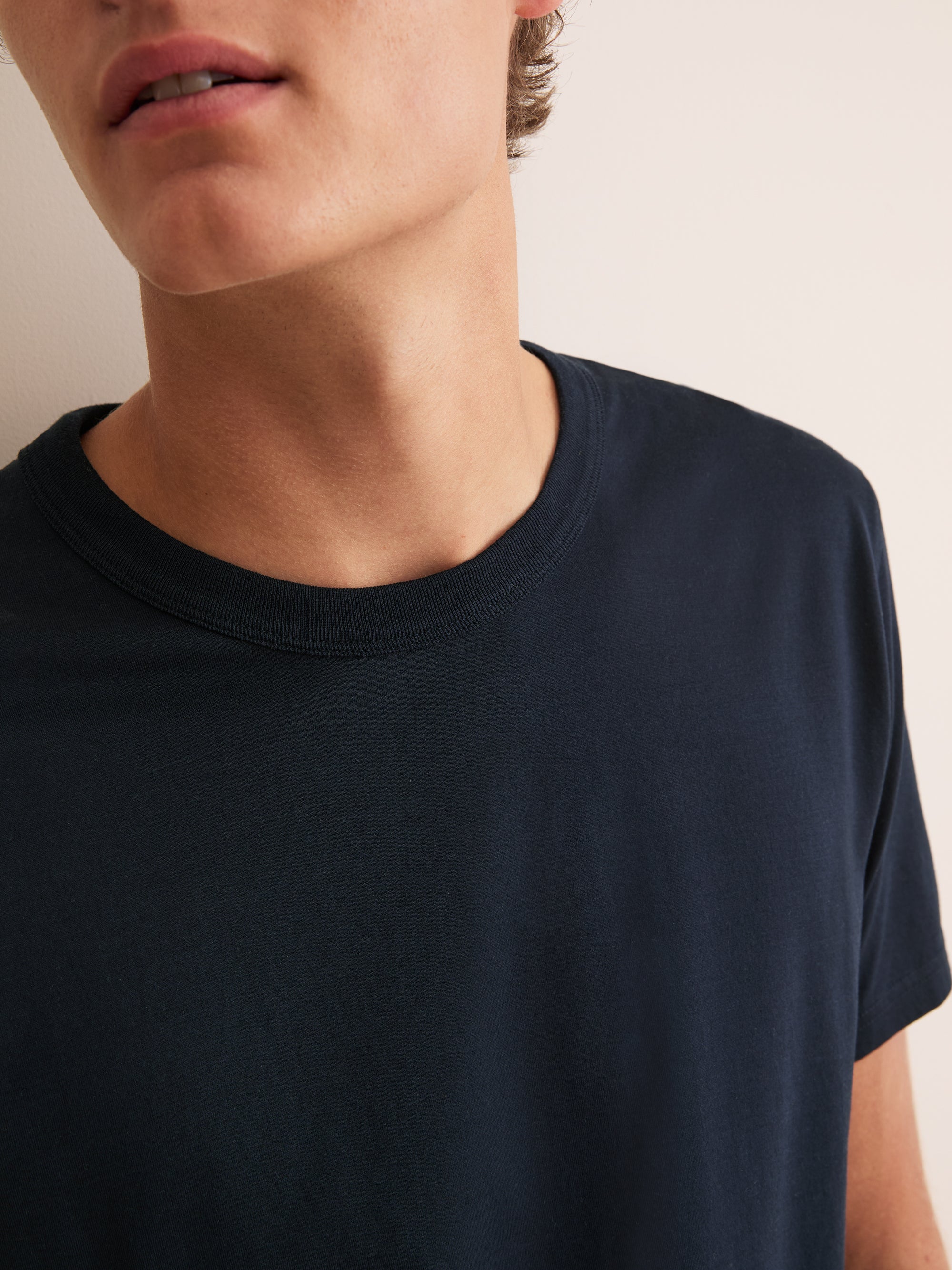 Men's T-Shirt Barny Pima Cotton Navy