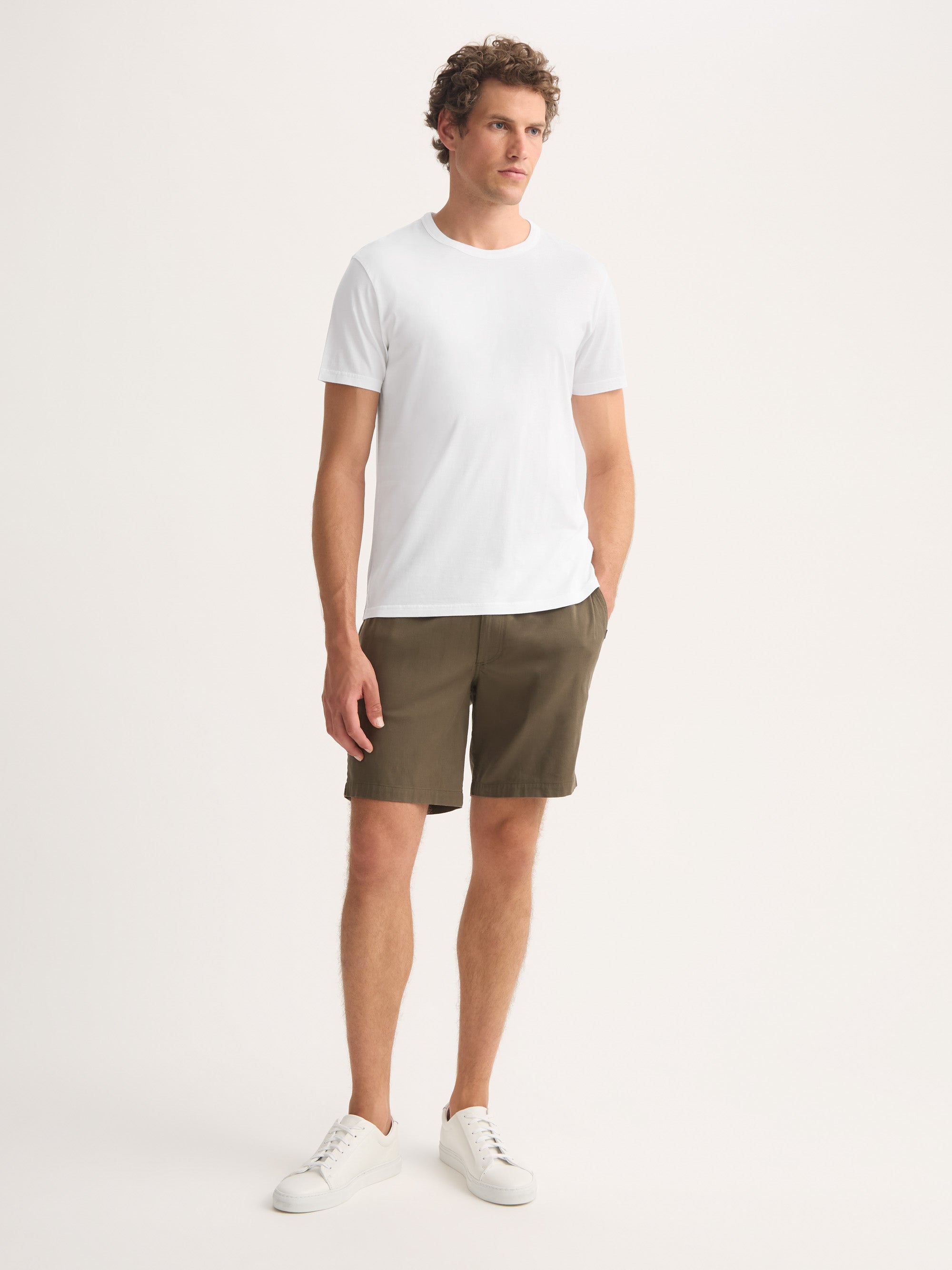 Men's T-Shirt Barny Pima Cotton White