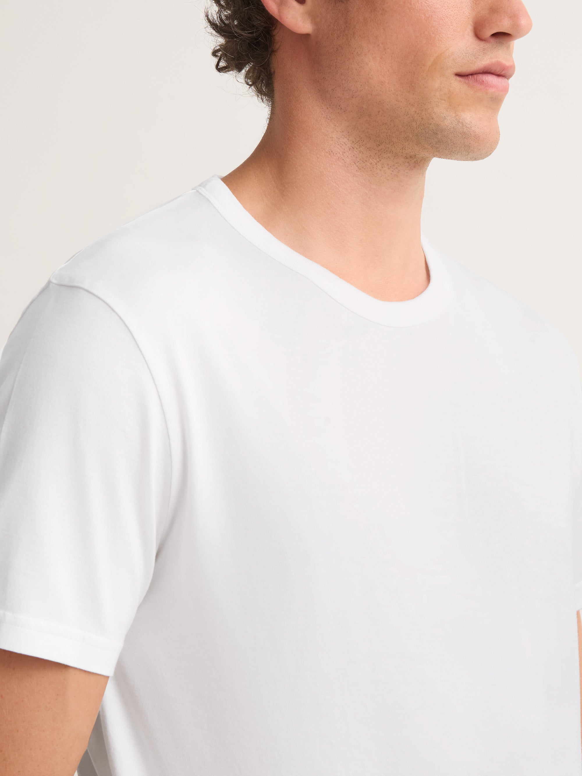 Men's T-Shirt Barny Pima Cotton White