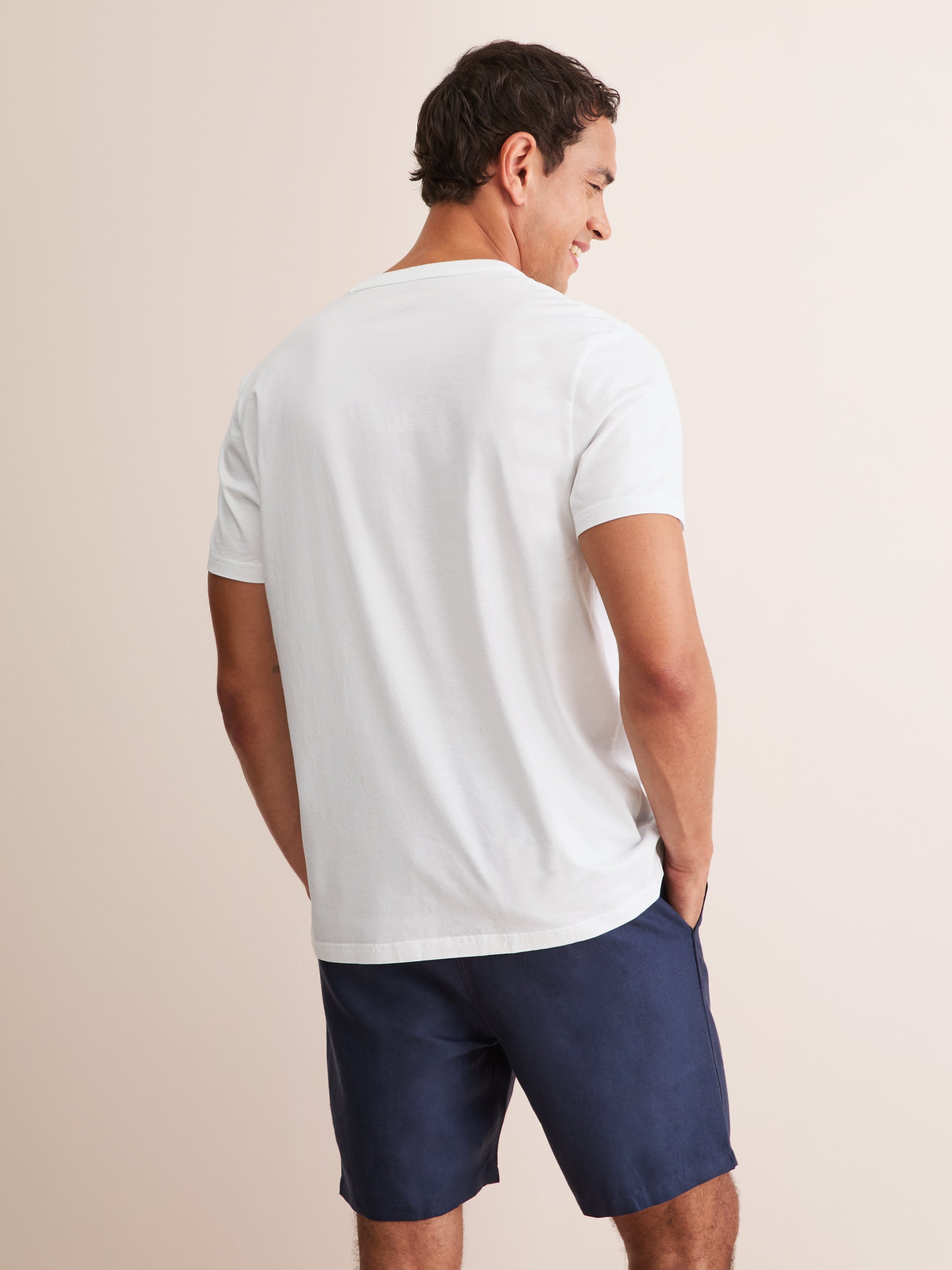 Men's T-Shirt Barny Pima Cotton White