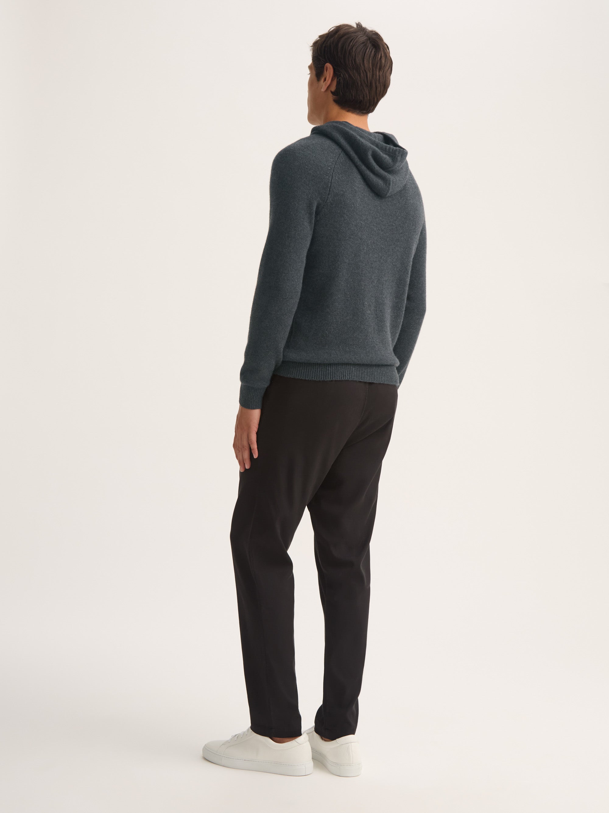 Men's Pullover Hoodie Dominic Cashmere Charcoal