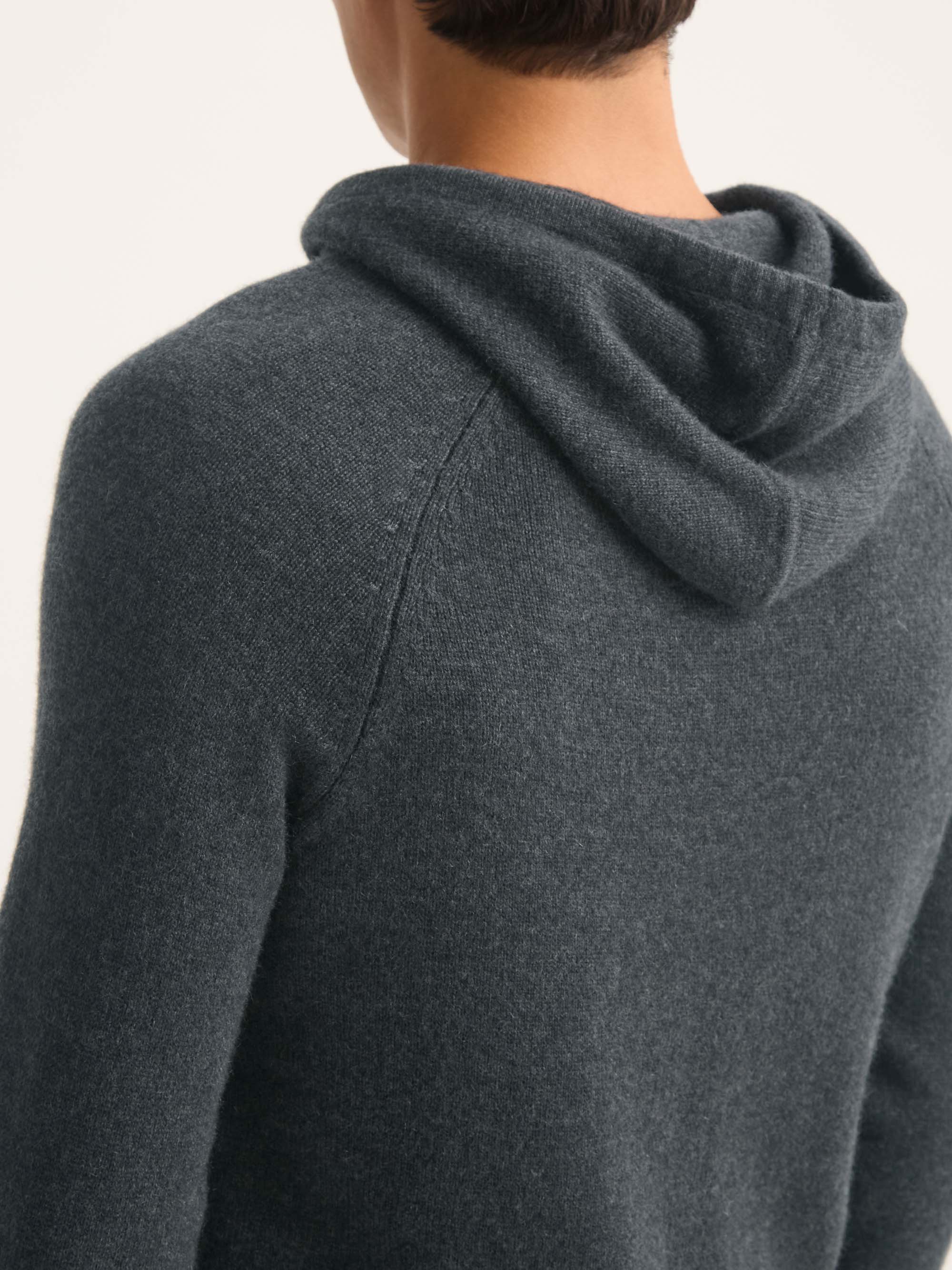 Men's Pullover Hoodie Dominic Cashmere Charcoal