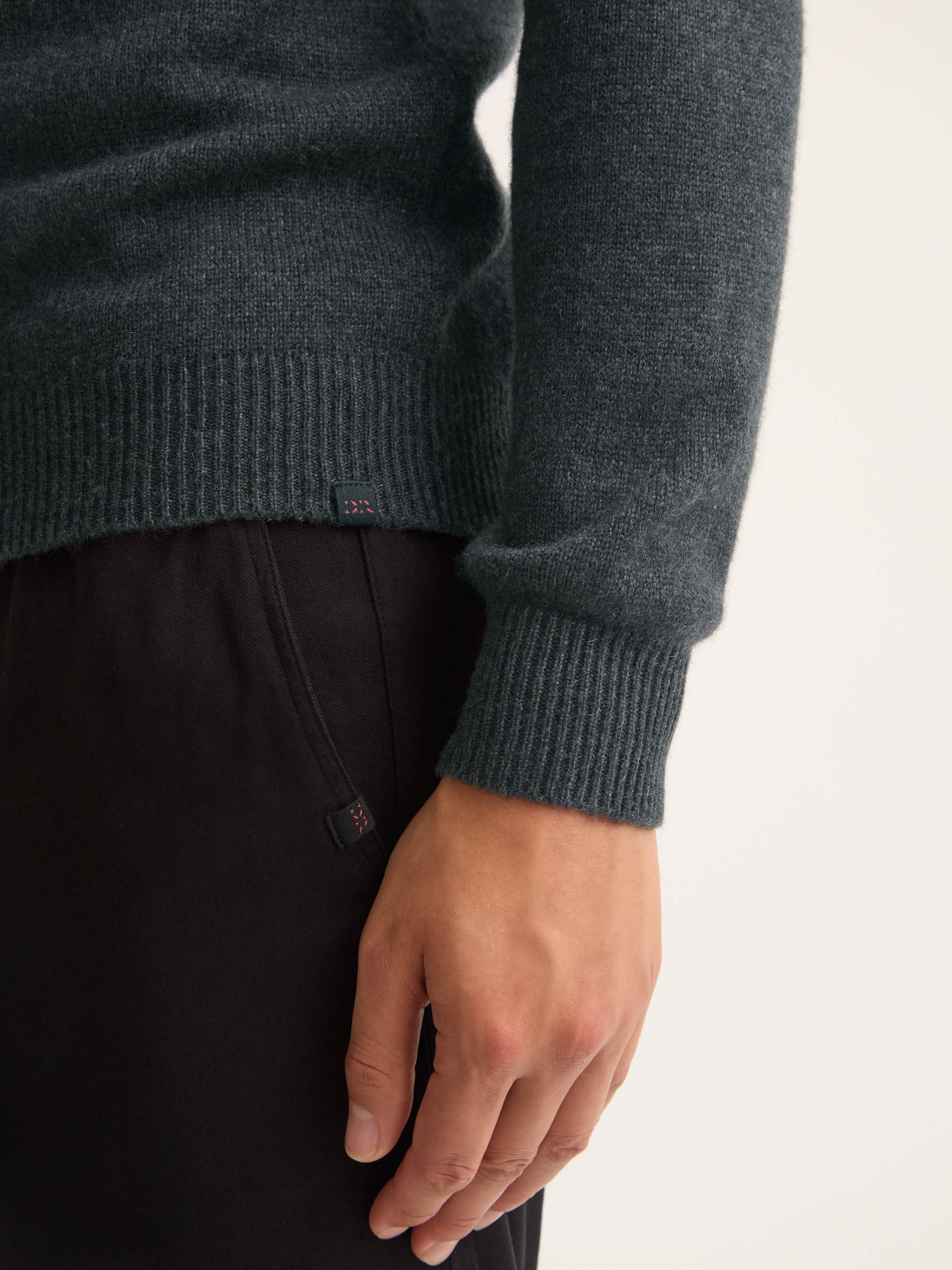 Men's Pullover Hoodie Dominic Cashmere Charcoal